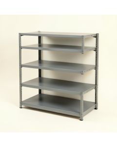 Sage Dell Desktop Shelving Unit - Gray (synthetic illustration; no displayed measurements)