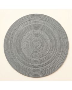 Clay Bridge Round Area Rug - Gray (synthetic illustration; no displayed measurements)