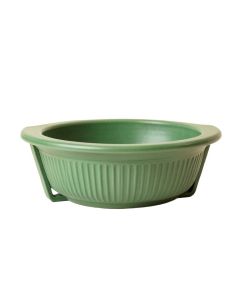 Meadow Bridge Empty Railing Planter With Integral Brackets - Green (synthetic illustration; no displayed measurements)