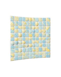 12 '' X 12 '' Seashell Grid Mosaic Wall & Floor Tile