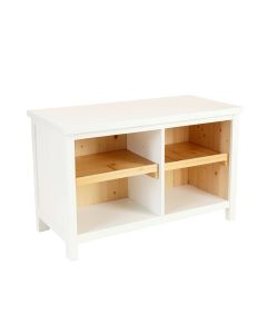 Fern Bluff Empty Countertop Canister Rack - White