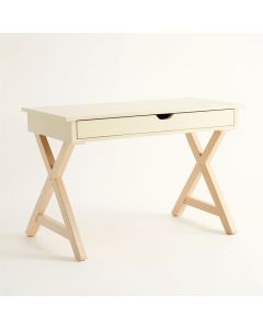 Willow Edge Writing Desk - Cream (synthetic illustration; no displayed measurements)