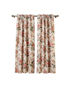 Gladeview Floral Room Darkening Rod Pocket Curtains Drapes