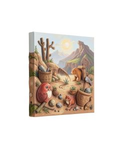 Ancient Earth Roamers Canvas Art