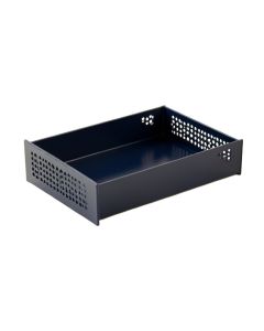 Harbor Arc Empty Under-Desk Cable Tray (synthetic illustration; no displayed measurements)