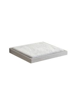 Dawn Bend Wall-Mounted Cat Perch - Gray (synthetic illustration; no displayed measurements)