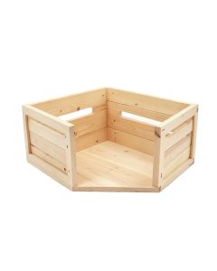 Dune Field Empty Furniture-Style Pet Crate - Beige (synthetic illustration; no displayed measurements)