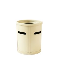 Spruce Branch Closed Garden Compost Bin - Ivory (synthetic illustration; no displayed measurements)