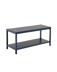 Wren Crest Narrow Outdoor Storage Bench - Navy