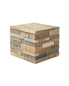 Alaska Ledger Panel Corner 4.5 '' X 9 '' Natural Stacked Stone Tile