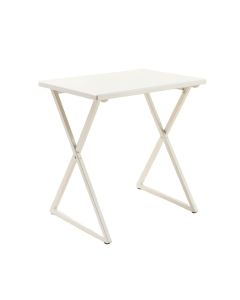 Dawn Bend Compact Balcony Table - White