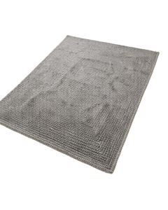 Wincanton Abstract Hand-Knotted Cotton Gray Area Rug