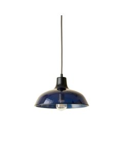 Lake Crest Pendant Light Suspended From One Plain Cable - Navy (synthetic illustration; no displayed measurements)