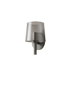 Heath Canyon Wall Sconce Mounted On A Plain Wall - Gray
