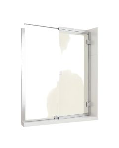 Elan 68 '' W X 74 '' H Single Sliding Frameless Shower Door With Rollerdisk™ Technology