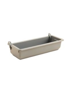 Briar Bluff Empty Railing Planter With Integral Brackets - Gray (synthetic illustration; no displayed measurements)