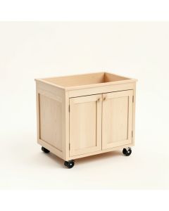 Cove Canyon Empty Rolling Workshop Cart - Beige (synthetic illustration; no displayed measurements)
