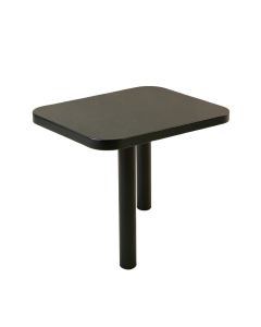 Juniper Bridge Compact Balcony Table - Black (synthetic illustration; no displayed measurements)