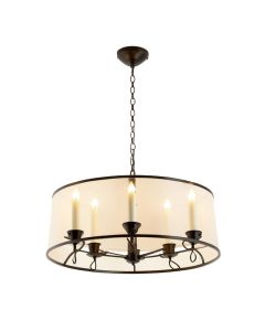 Goulds 5-Light Candle Style Drum Chandelier (synthetic illustration; no displayed measurements)