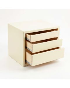 Hill Crossing Small-Parts Storage Drawer Cabinet - Cream (synthetic illustration; no displayed measurements)
