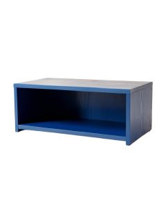 Oak Dell Shoe Storage Bench - Blue