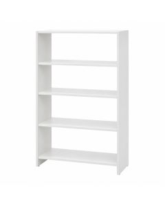 Laurel Falls Freestanding Bookcase - White