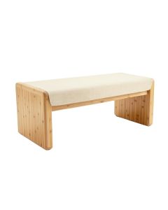 Wren Edge Indoor Bench - Beige (synthetic illustration; no displayed measurements)