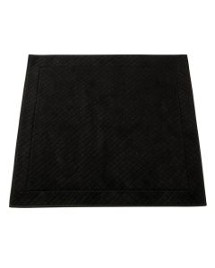Moss Arc Bath Mat - Black (synthetic illustration; no displayed measurements)