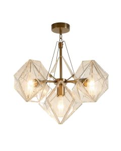 Hermã­Nia 6 - Light Unique / Statement Geometric Chandelier
