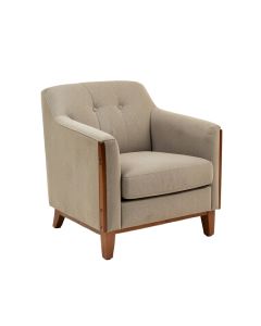 Lavaca 30.3 '' Wide Tufted Polyester Swivel Barrel Chair (synthetic illustration; no displayed measurements)