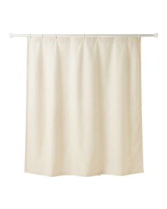Harbor Canyon Shower Curtain Hanging Flat From A Plain Rod - Ivory (synthetic illustration; no displayed measurements)