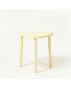 Dune Branch Compact Balcony Table - Ivory (synthetic illustration; no displayed measurements)