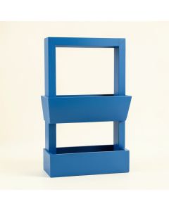 Cedar Branch Empty Vertical Garden Frame - Blue (synthetic illustration; no displayed measurements)