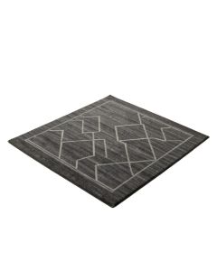Babich Geometric Shag Dark Gray Area Rug