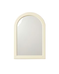 Cliff Bend Framed Wall Mirror - Cream