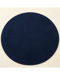 Laurel Branch Round Area Rug - Navy (synthetic illustration; no displayed measurements)