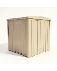 Outdoor 4 Ft. 2 In . W X 2 Ft. 5 In . D Horizontal Storage Shed (synthetic illustration; no displayed measurements)
