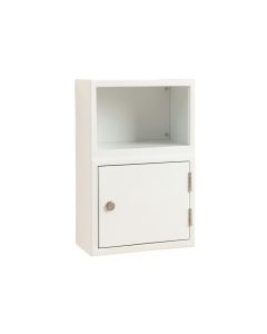 Oak Brook Wall-Mounted Entry Cabinet - White