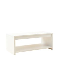 Reed Crest Indoor Bench - White