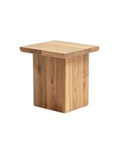 Mateus Teak End Table (synthetic illustration; no displayed measurements)