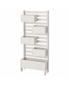 Aspen Crossing Empty Vertical Garden Frame - White