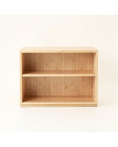 Meadow Bend Low Bookcase - Beige (synthetic illustration; no displayed measurements)