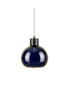 Ash Branch Pendant Light Suspended From One Plain Cable - Navy (synthetic illustration; no displayed measurements)