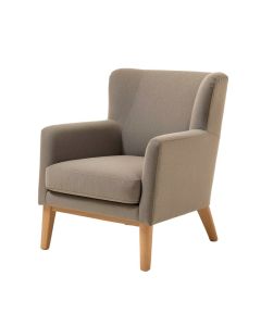 28.74 '' Wide Polyester Wingback Chair (synthetic illustration; no displayed measurements)