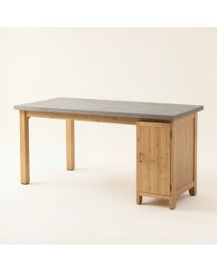 Olive Dell Empty Workshop Workbench - Gray (synthetic illustration; no displayed measurements)