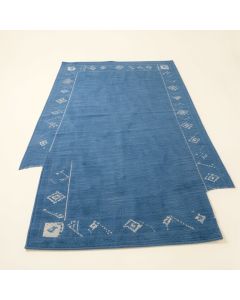 Pine Brook Rectangular Area Rug - Blue (synthetic illustration; no displayed measurements)
