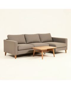Doty Mid Century Modern Upholstered 3 Piece Living Room Set (synthetic illustration; no displayed measurements)