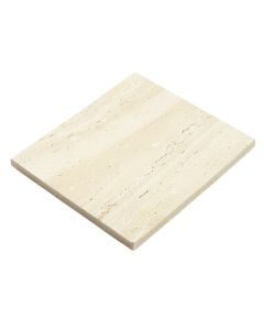 Rustic Tumbled 4 '' X 4 '' Travertine Field Tile In Ivory