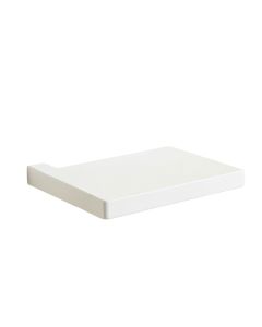 Stone Bluff Wall-Mounted Cat Perch - White (synthetic illustration; no displayed measurements)
