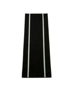 Oak Arc Narrow Runner Rug - Black